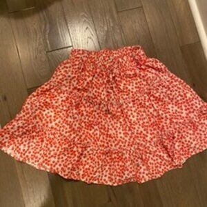 Princess Polly Red & White Skirt